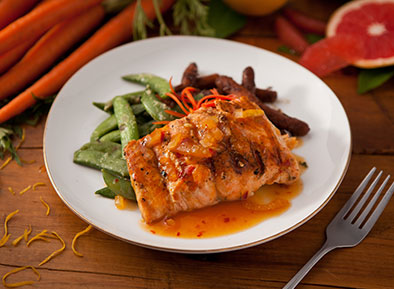 Citrus Glazed Salmon | FOODIEaholic.com #recipe #cooking #seafood #salmon #healthy