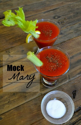 Mock Mary | FOODIEaholic.com #recipe #cooking #mocktail #beverage #bloodymary #tomato