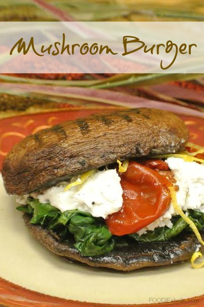Mushroom Burger | FOODIEaholic.com #recipe #cooking #vegetarian #grill #burger #mushroom