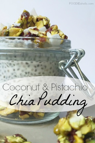 Coconut and Pistachio Chia Pudding | FOODIEaholic.com #recipe #cooking #breakfast #pudding #chia #coconut #pistachio #healthy