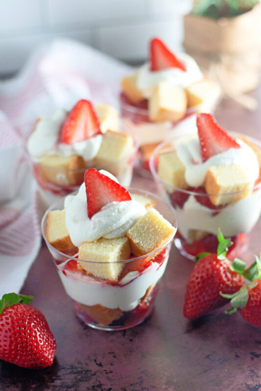 Strawberry Shortcake Cups Package 3 5